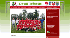 Desktop Screenshot of kfa-westthueringen.de